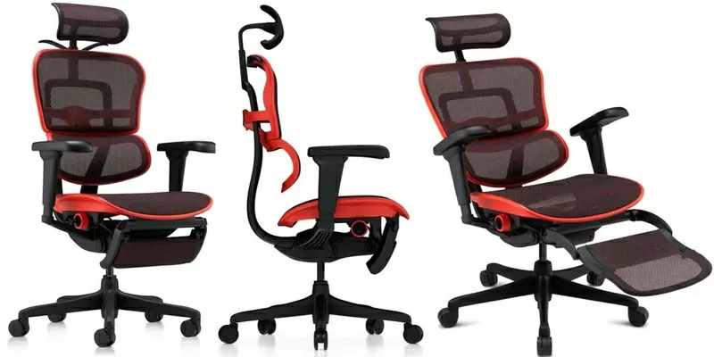 Кресло геймерское Ergohuman Ultra X9 Gaming Legrest Equator - VinCom