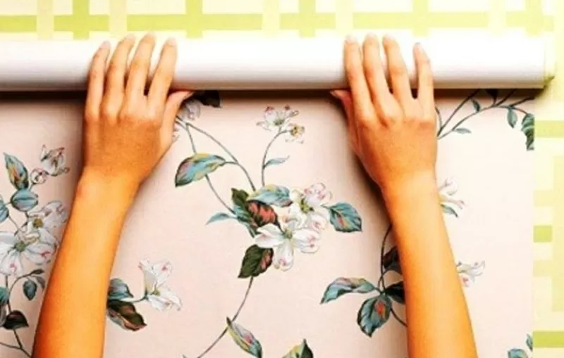 Поклейка обоев Покраска Шпаклевка 