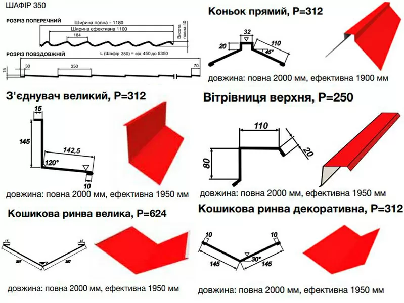 Остатки. Металлочерепица Прушински Шафир ПурМат. 8017. Цена ЗАКУПКИ! 2