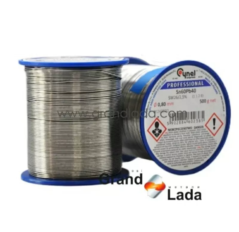 Припій Cynel з флюсом діаметр: 0, 8 мм,  