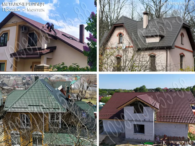 Кровельные работы Белогородка. Замена кровли. Строительство крыши  3