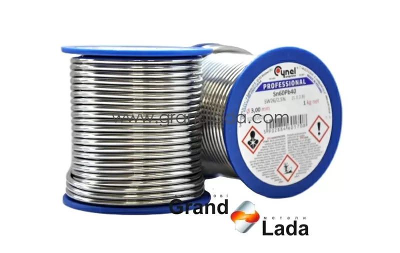 Припій Cynel з флюсом діаметр 3, 0 мм