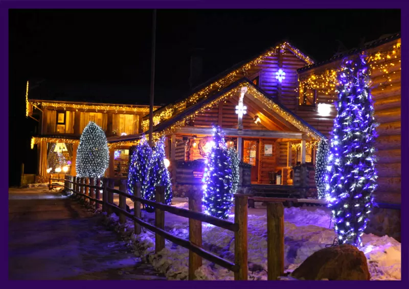 Новорічна ілюмінація, прикрасити гірляндами! 5