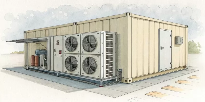 Холодильна камера,  морозильна камера,  шокова заморозка - промислові