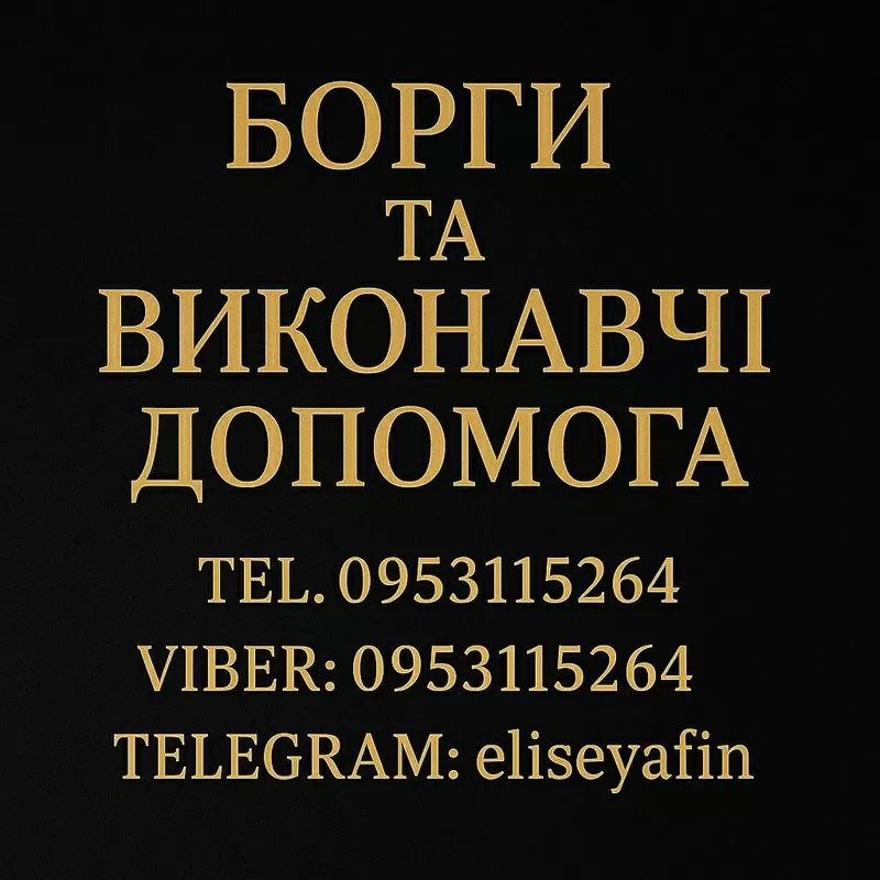 Борги та Виконавчі. Допомога