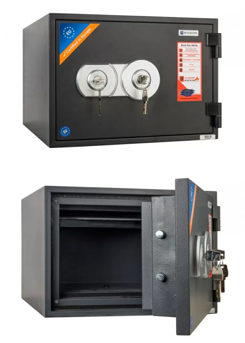 Надійний сейф Blockline Block Fire 320 KL від представника