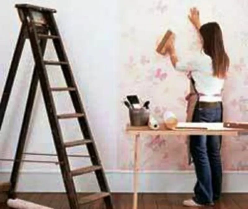 Поклейка шпалер Київ якісно 