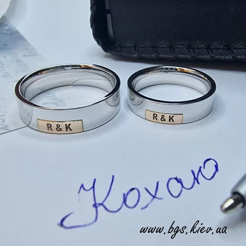 Обручки на замовлення 