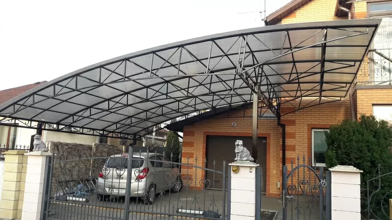 Поликарбонат сотовый,  монолитный,  профилированный со склада! 5