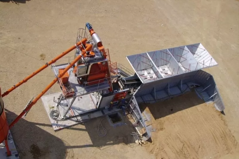 Мобильный бетонный завод SUMAB F-90 (90 м3/ч) Швеция