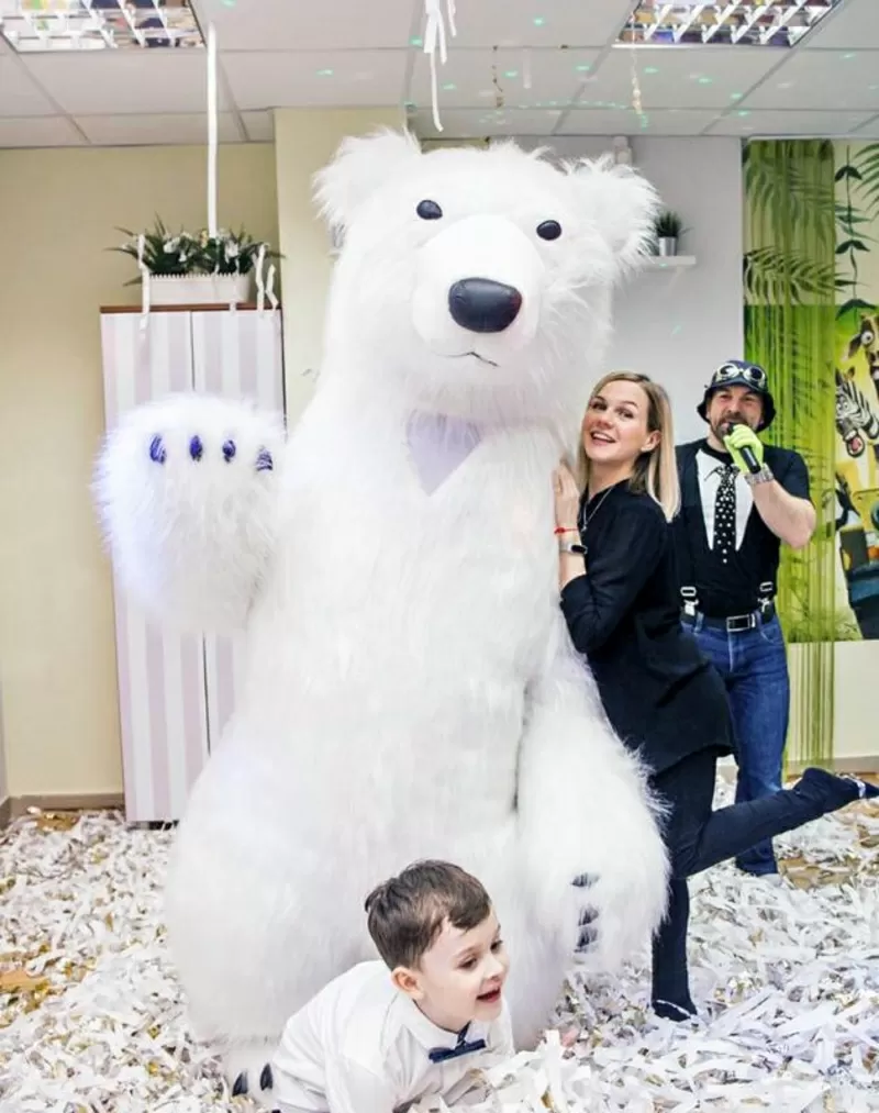 Надувний костюм «Білий Ведмідь» від виробника.