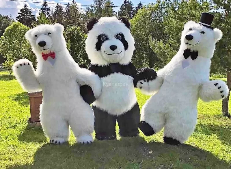 Надувний костюм «Білий Ведмідь» від виробника. 2