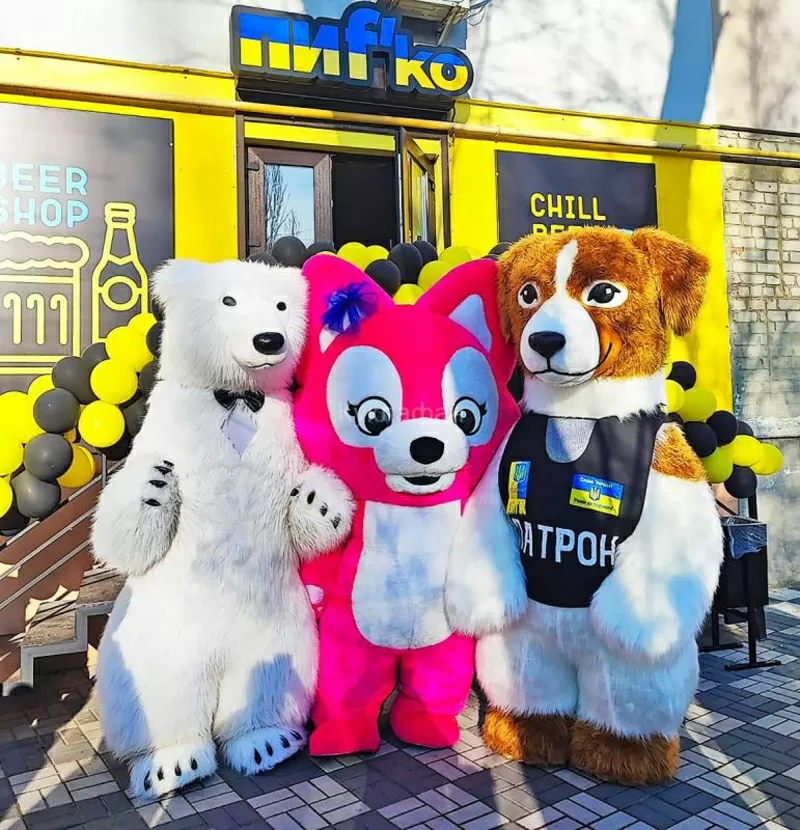 Надувний костюм «Білий Ведмідь» від виробника. 4