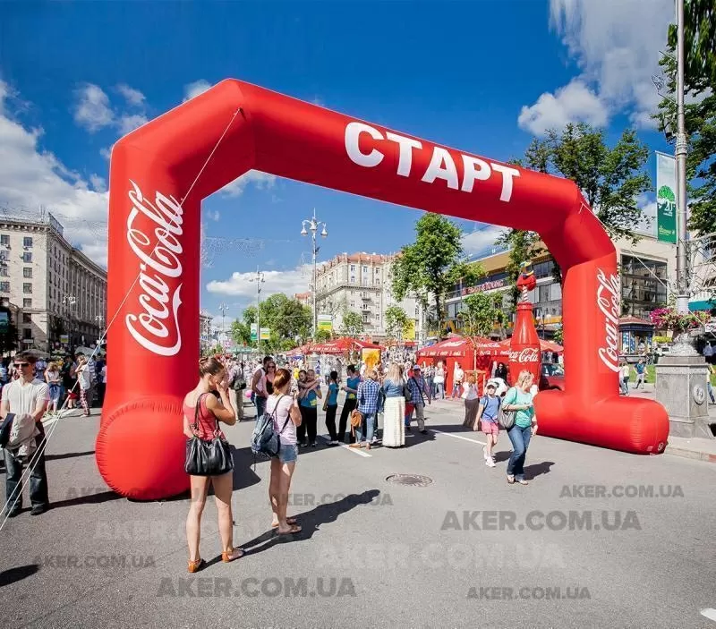 Надувні арки та надувні намети надувна реклама