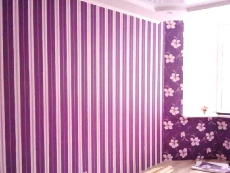 Якісна поклейка шпалер 