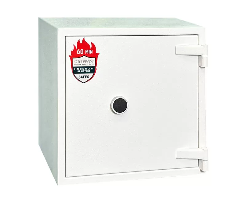 Надійний вогнестійкий сейф Griffon FRS.45.K white - магазин VinCom
