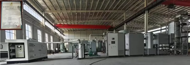 Газовий генератор 100 квт, паливо деревна щепа, тріска, SMART-NRG 7