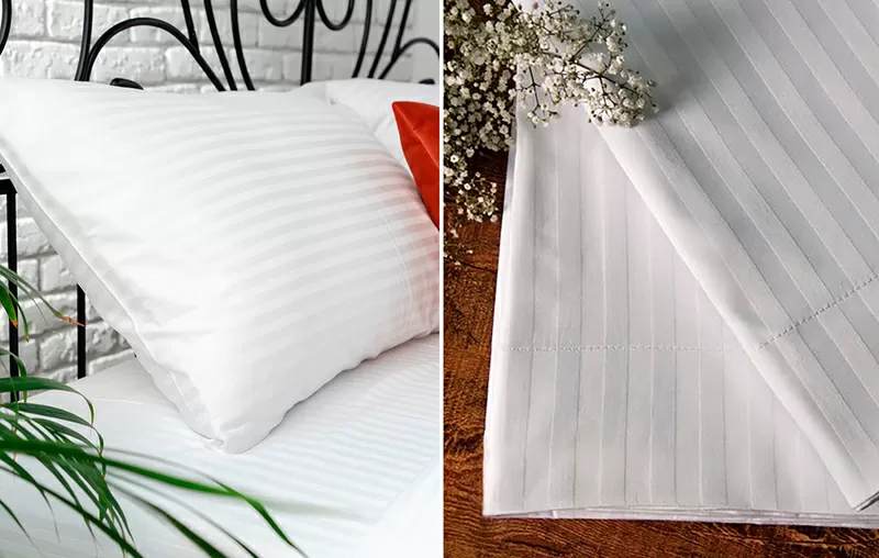 Постільна білизна з сатину Stripe 10 mm - відомий бренд Bedlen Home