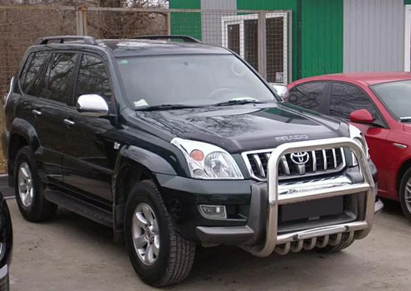 Дуги (кенгурятники) на Toyota Land Cruiser Prado 120. 2