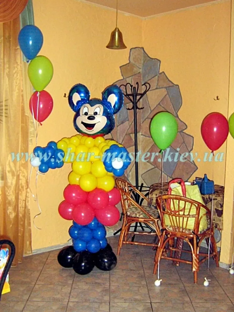 Воздушные шарики с гелием в Киеве, доставка шаров по Киеву, печать лого