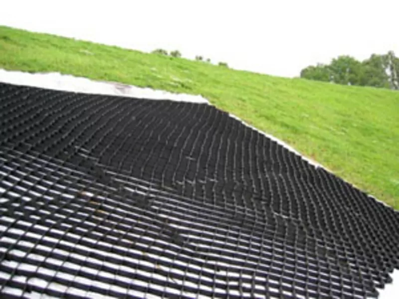 Укрепление и защита грунта ,  Георешетка,  Геотекстиль,  Габион,  