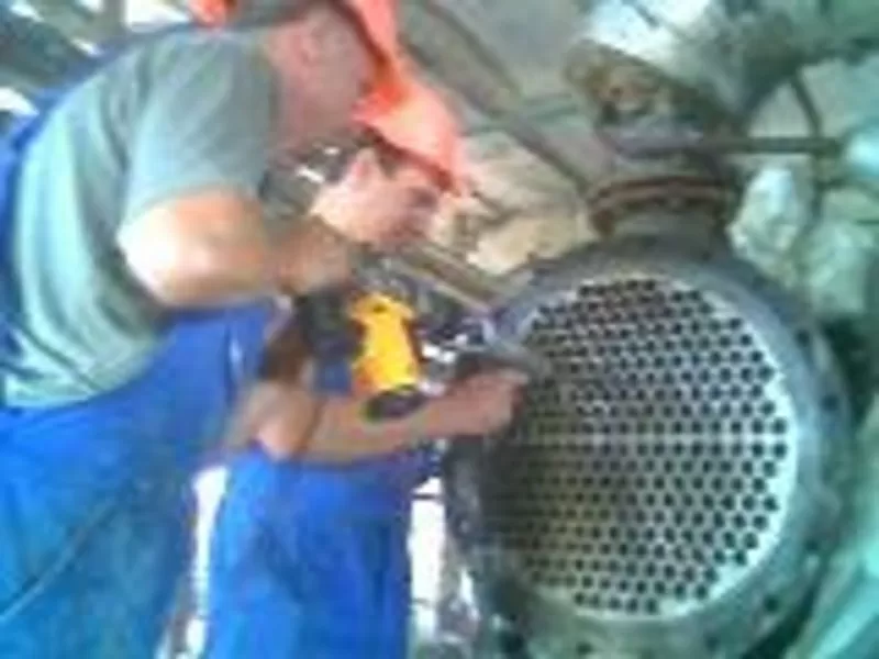 Очистка теплообменного оборудования.