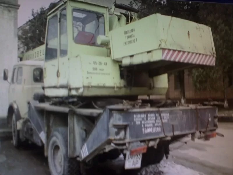 Автокран КС 3577  на базе Маза 5334 Ивановец телескоп 14 тонн  3