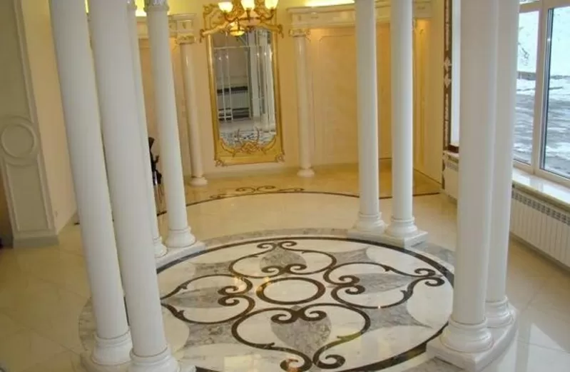 Укладка пола (мрамор,  гранит),  реставрация,  шлифовка.