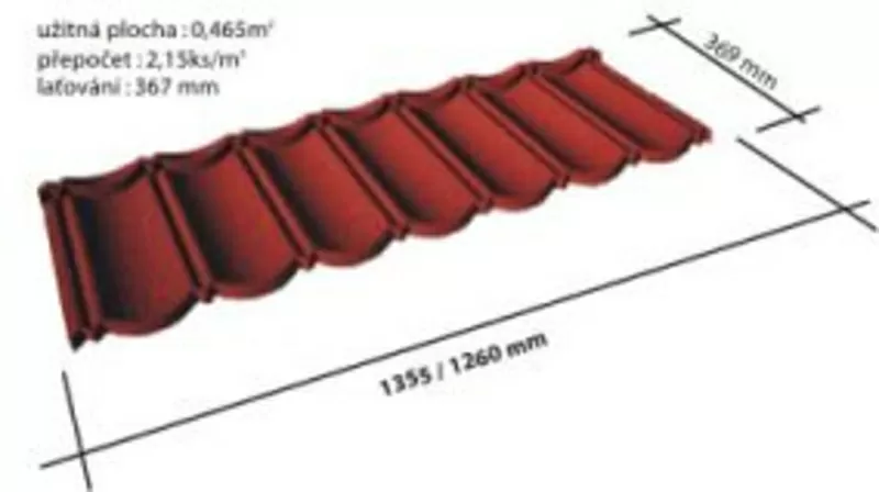 Металлочерепица с каменной посыпкой Evertile (Чехия)