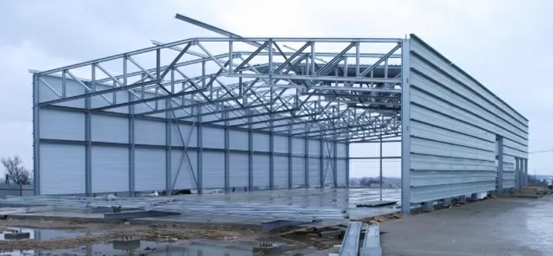 строительные и монтажные работы,  металлоконструкции, склады, ангары
