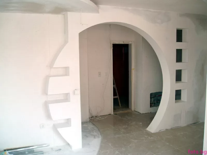 Монтаж гипсокартона, ремонт квартир