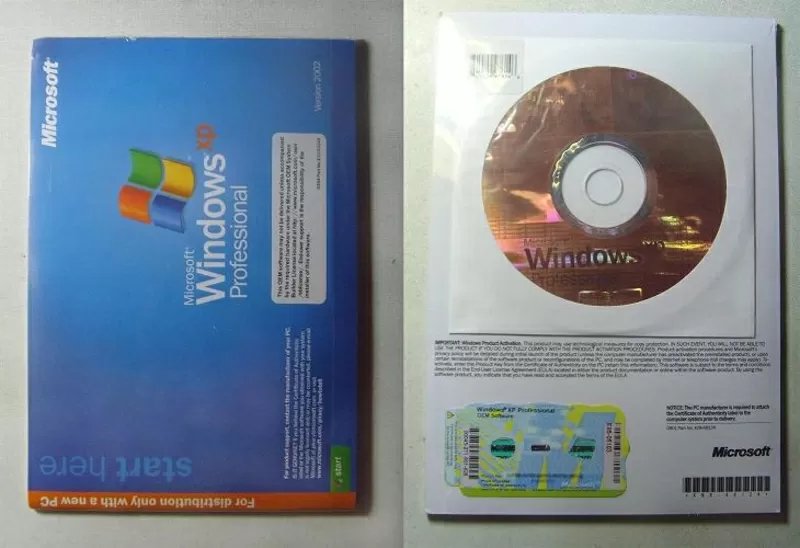 Продам лицензинный Windows XP Professional SP2