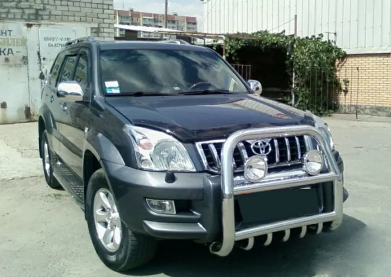 Дуги (кенгурятники) на Toyota Land Cruiser Prado 120.