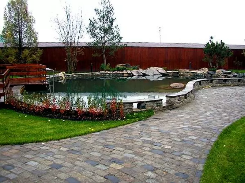 Ландшафтный дизайн,  водоёмы и водопады