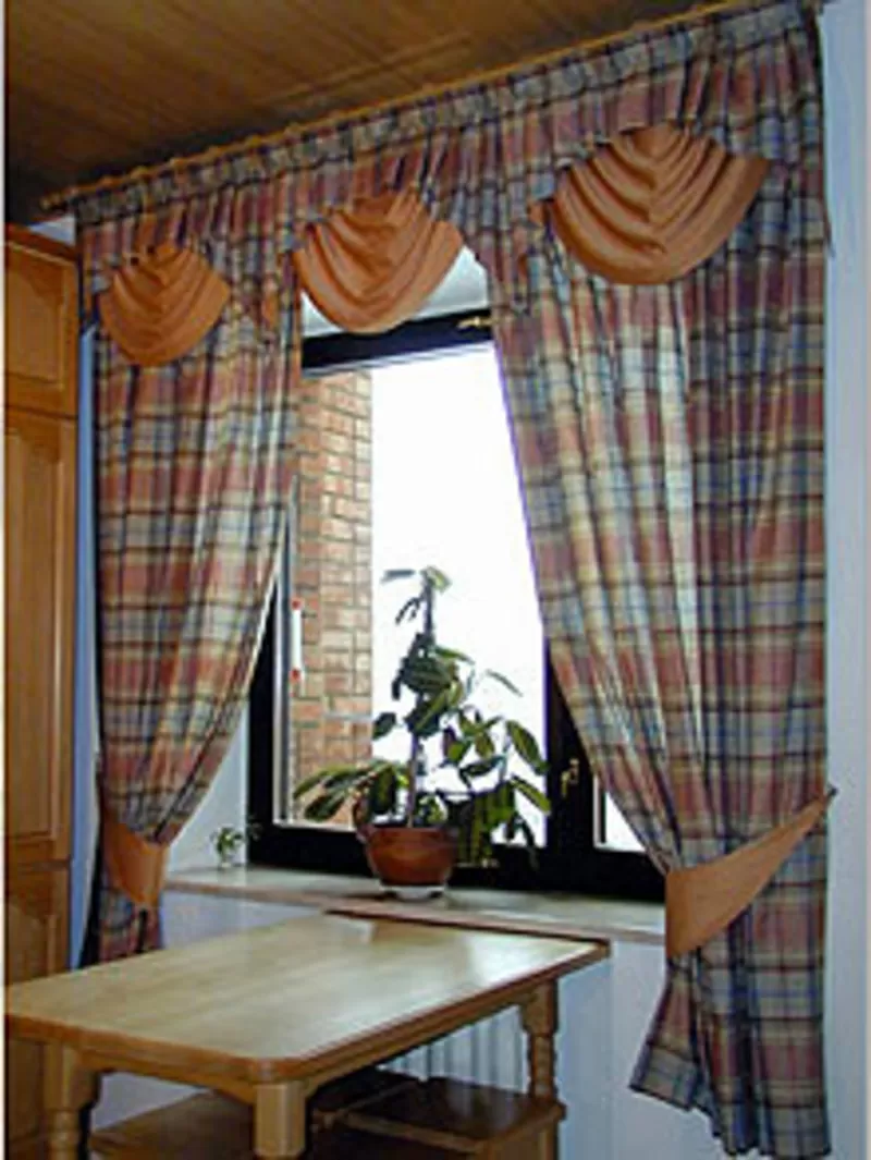 пошив тюли, штор, ламбрекенов .