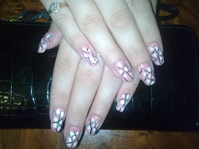 Наращивание гелевых ногтей!