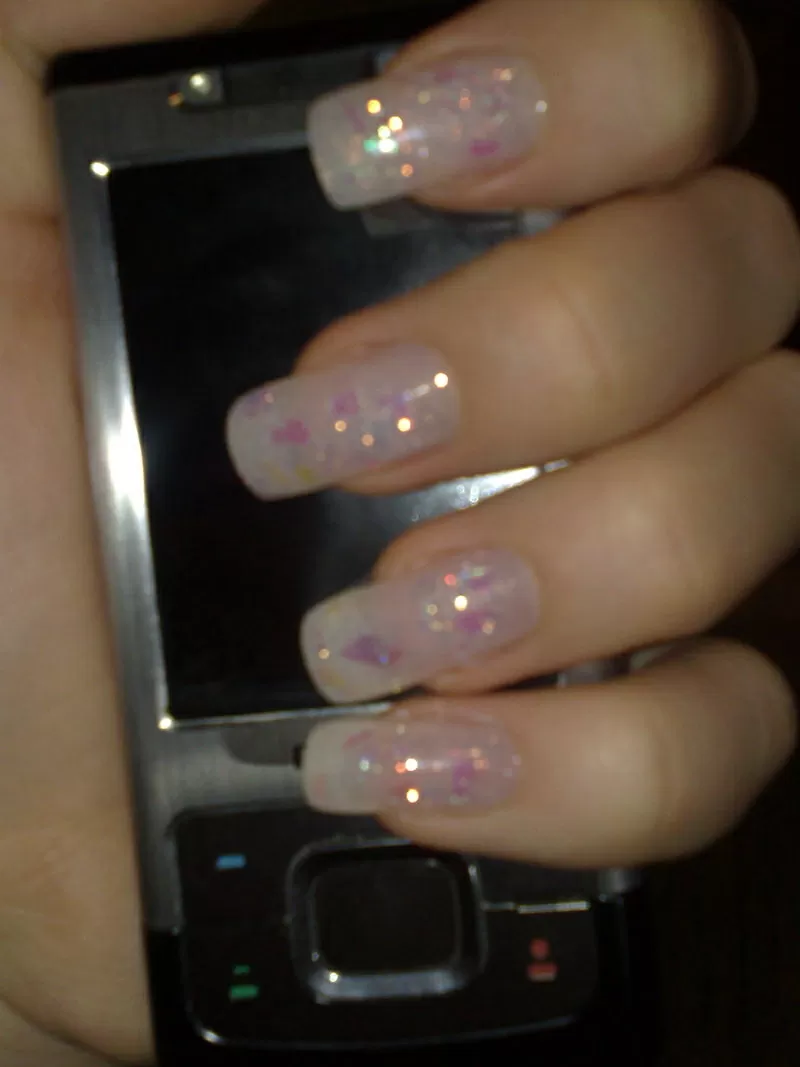 Наращивание гелевых ногтей!