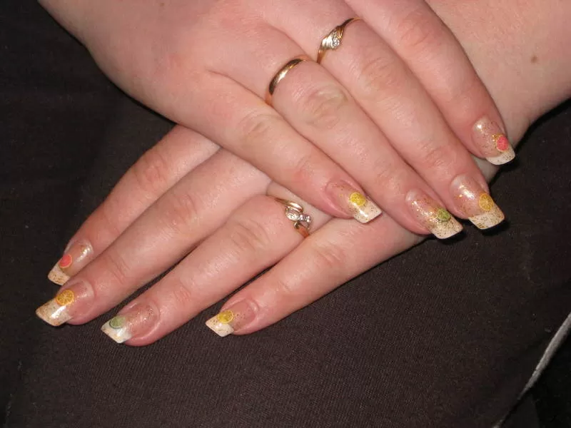 Скидки на наращивание ногтей! Френч за 100 грн