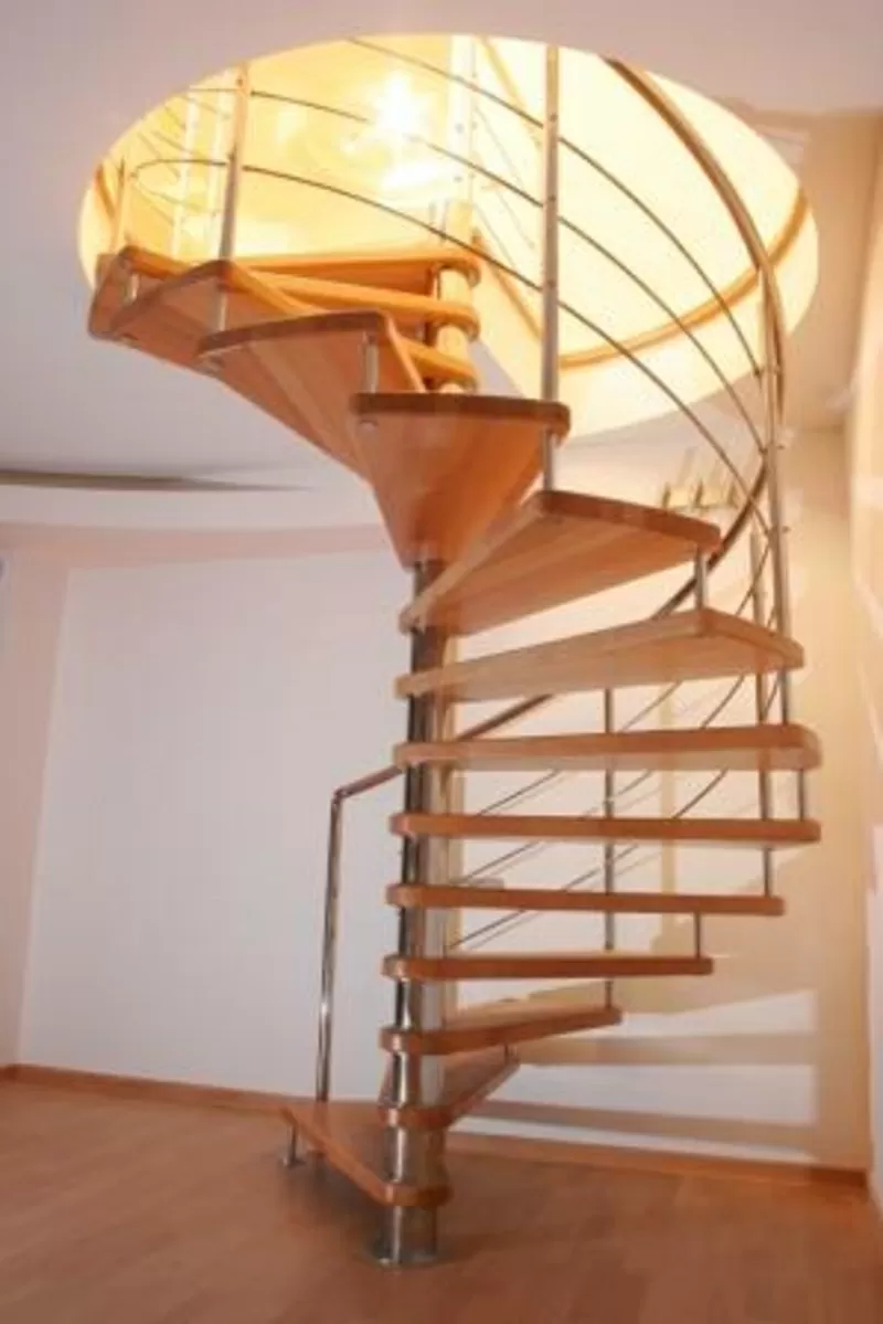 Перила,  поручни,  ограждения из н/ж  стали. Проекты лестниц,  изготовление