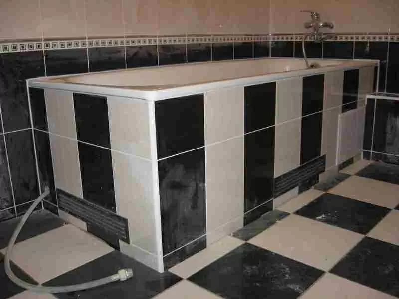 Укладка керамической тплитки. Плиточные работы любой сложности.