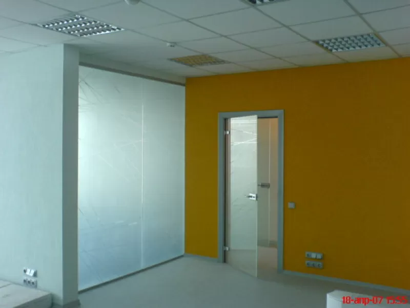 Офисные перегородки.Ремонт перегородок. 2