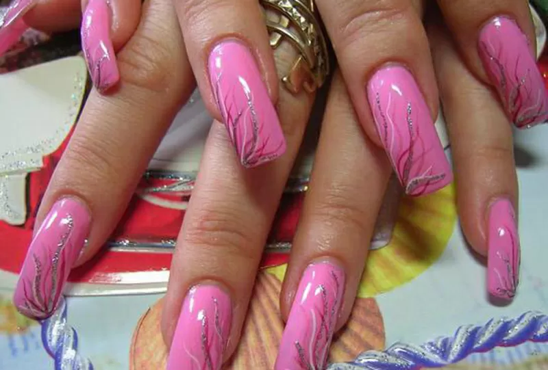 Наращивание ногтей ,  Маникюр,  Педикюр