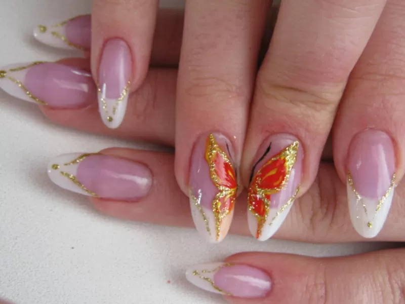 Наращивание ногтей 200грн.Выезд бесплатно