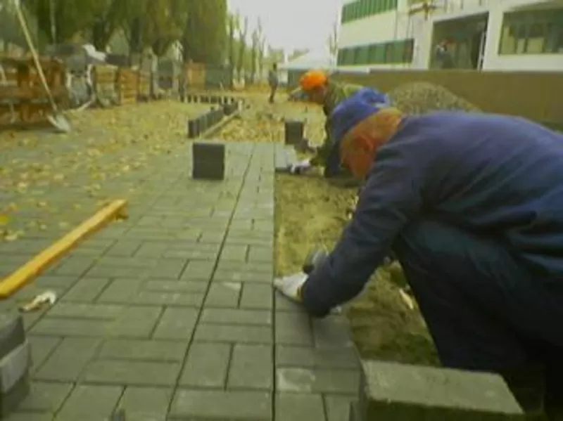 Укладка тротуарной плитки(ФЕМ) 2