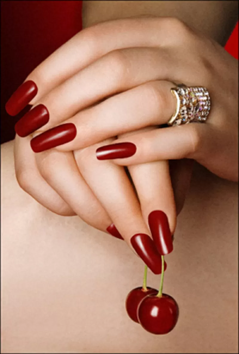 Наращивание ногтей акрилом-120грн.