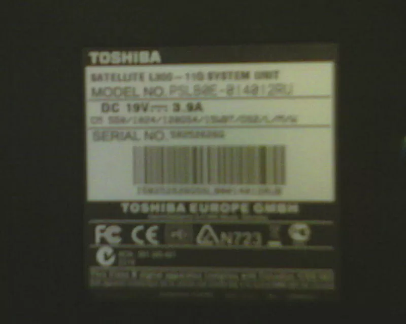 Продам новый ноутбук Toshiba Satellite L300 11Q 3